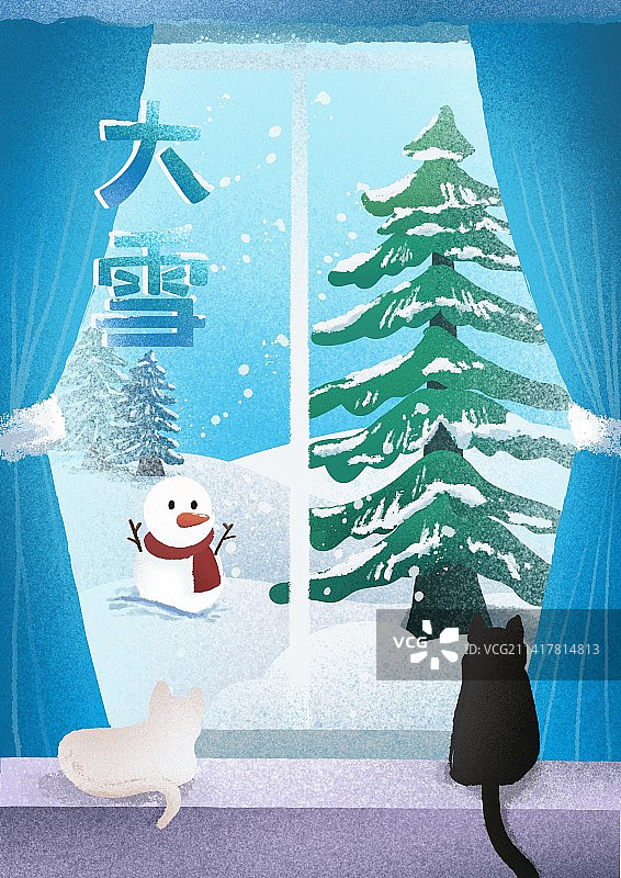 二十四节气之大雪图片素材