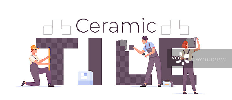 瓷砖文字图片素材