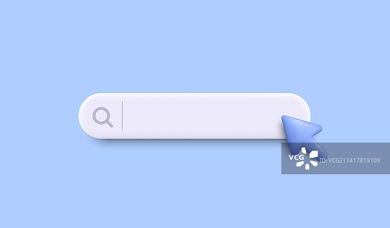 网站导航3D搜索栏模板图片素材