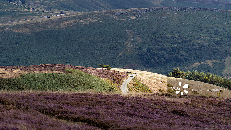 乡间道路 英国峰区图片素材