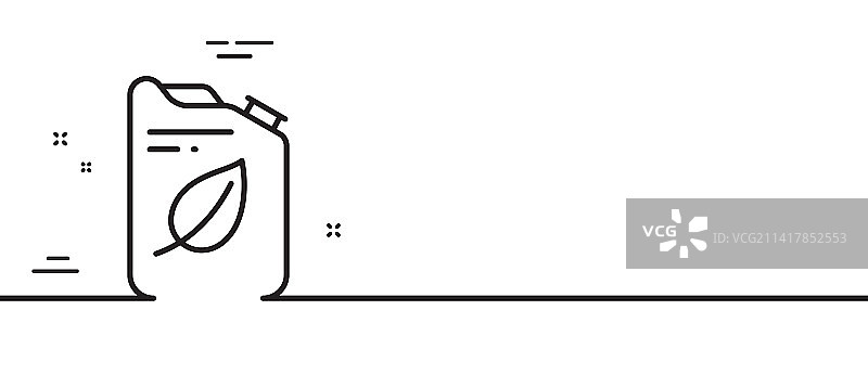 油罐线性图标，环保柴油燃料标志图片素材