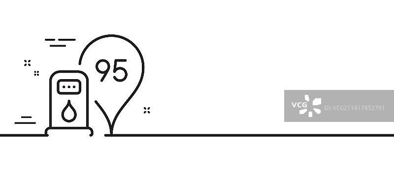 加油站线性图标，加油站位置图片素材