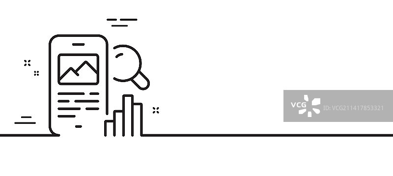 手机搜索线图标智能手机应用标志图片素材