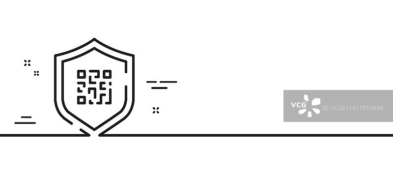 QR码扫描条形码线条图标图片素材