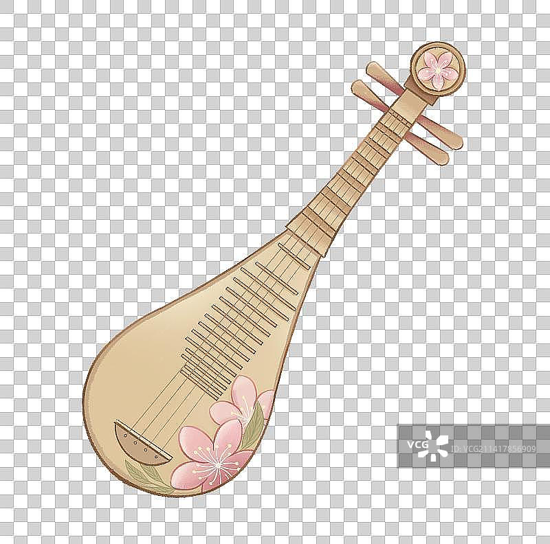 琵琶元素图片素材