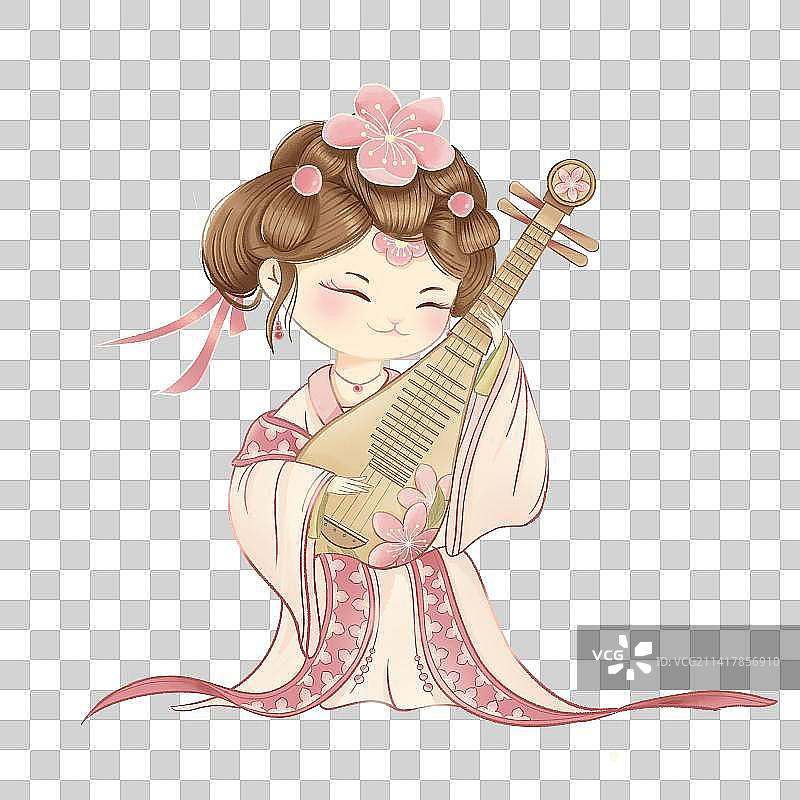 十二花神-3月桃花图片素材