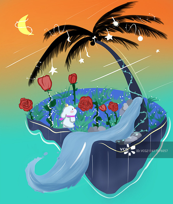 落日小场景图片素材