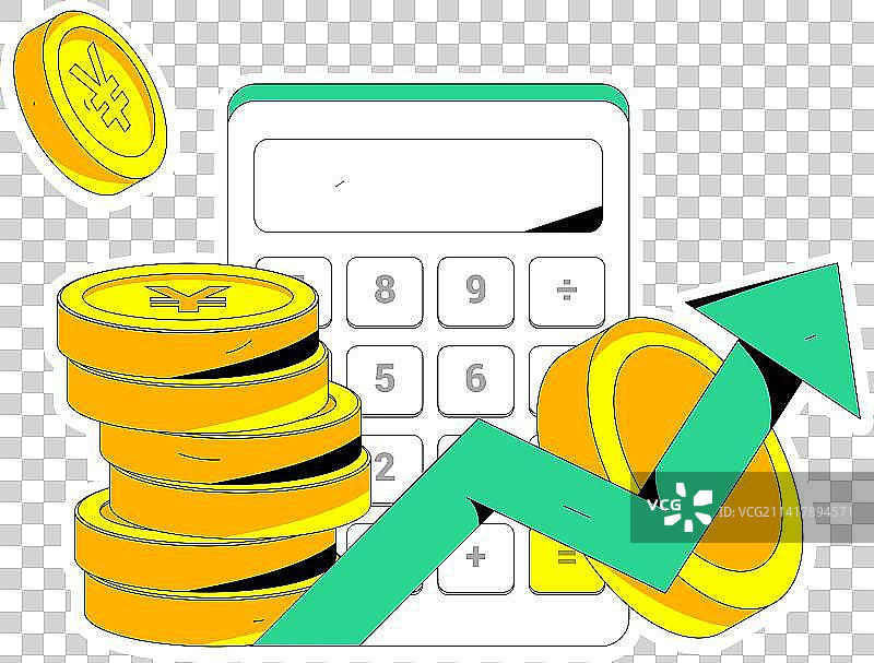 互联网金融理财投资扁平矢量概念运营手绘插画图片素材