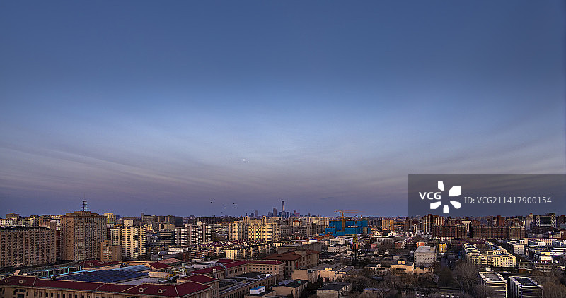 张开翅膀的北京中信大厦图片素材