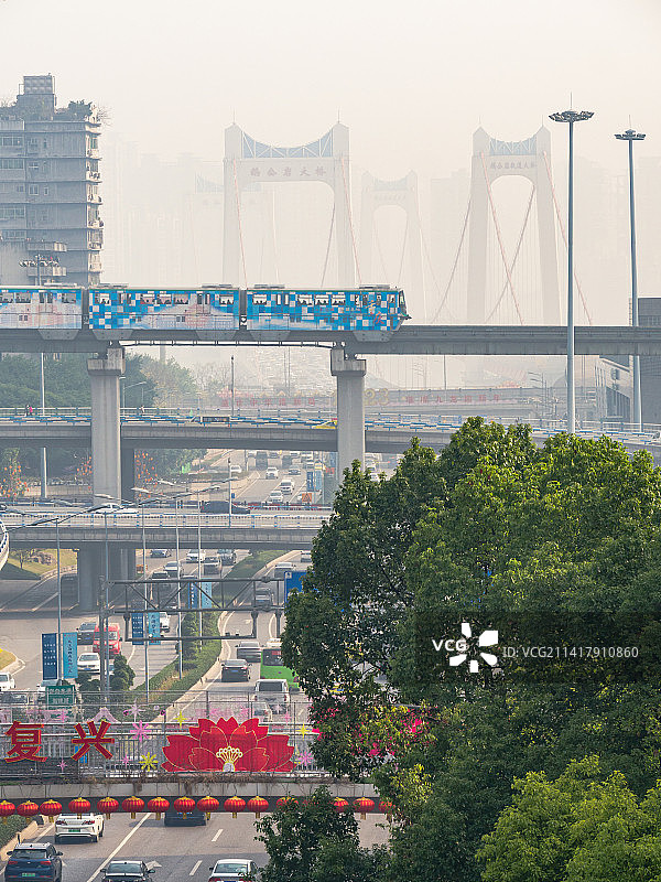 重庆鹅公岩大桥图片素材