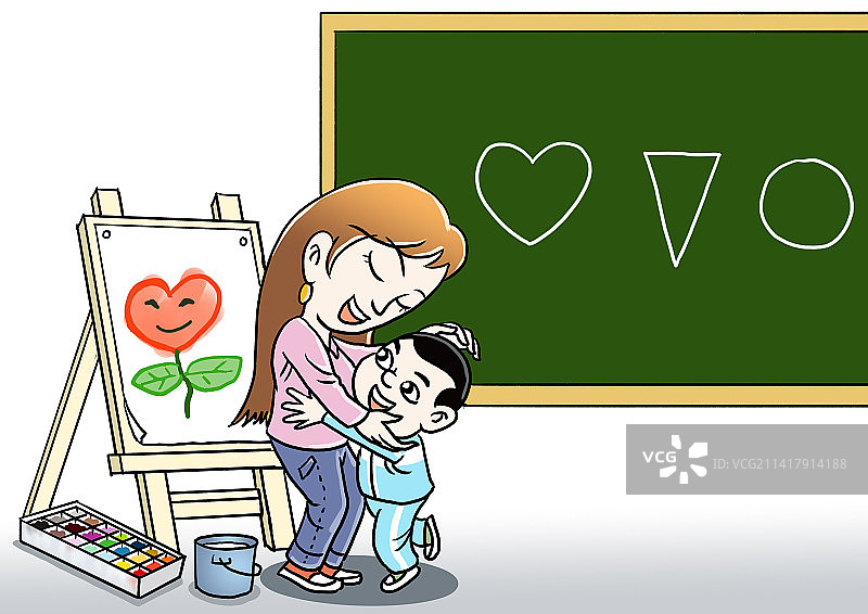 让课堂教学充满爱图片素材