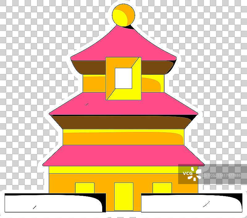 屋子建筑矢量概念运营手绘插画图片素材
