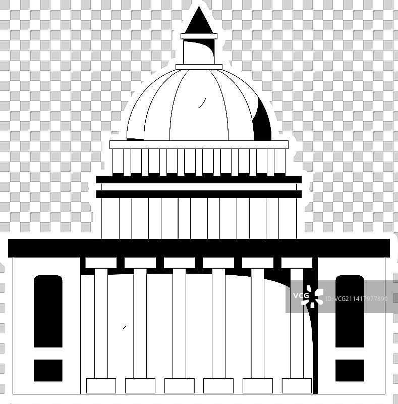 屋子建筑矢量概念运营手绘插画图片素材