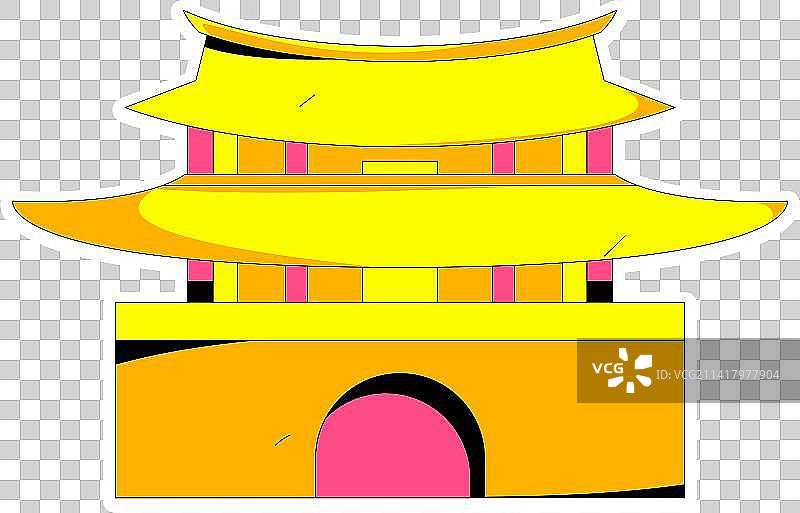 屋子建筑矢量概念运营手绘插画图片素材