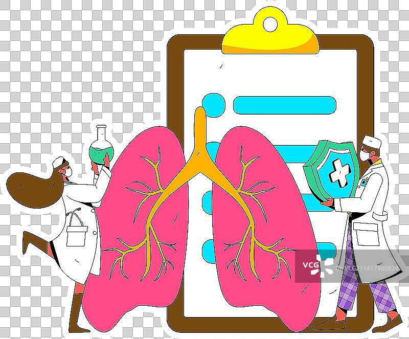 医疗人物抗疫扁平矢量概念运营手绘插画图片素材