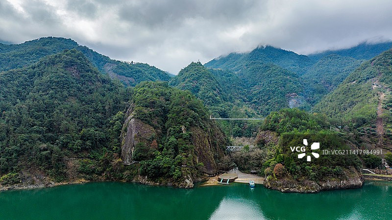 青田石门洞景区图片素材