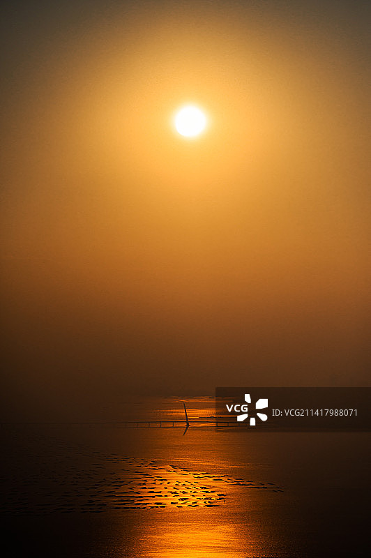 深圳大桥夕阳图片素材