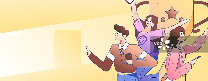 使用红包拉新促活扁平矢量人物概念运营手绘插画图片素材