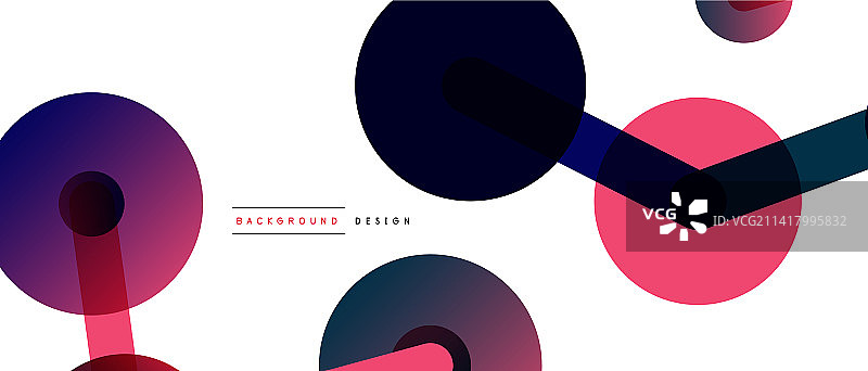 抽象背景圆点由线连接图片素材