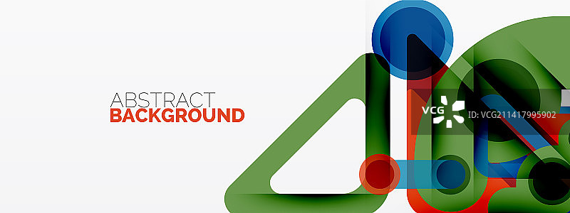 几何原语，线，圆，抽象图片素材