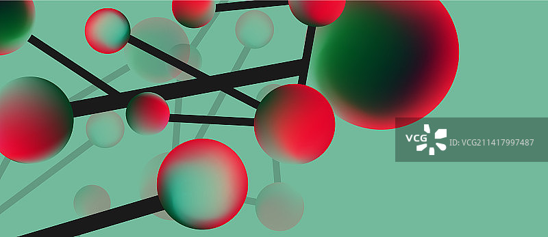 线点连接几何抽象图片素材
