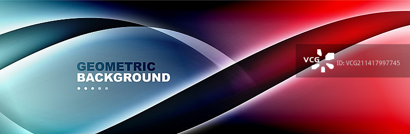 新潮简单的流体色彩梯度抽象图片素材