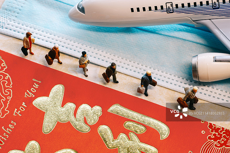 阳康后旅游、 春运 、返岗、 复工图片素材