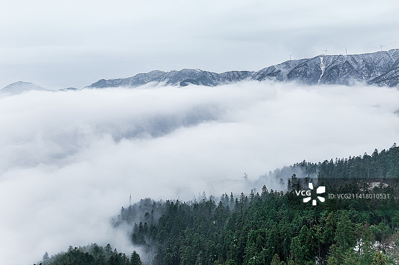湖北咸宁九宫山图片素材
