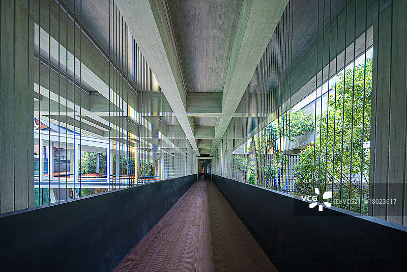 浙江杭州国家版本馆门头内景航拍细节图片素材