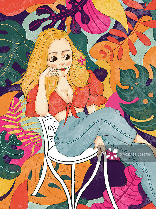 女孩女生姑娘美女图片素材