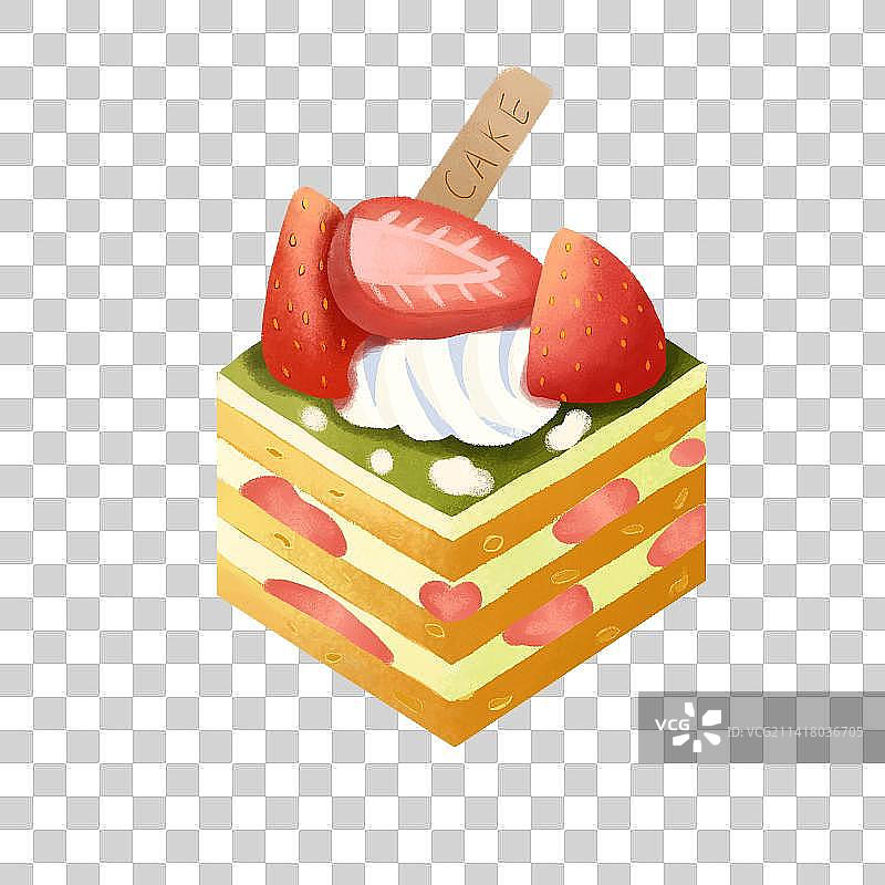 草莓蛋糕图片素材