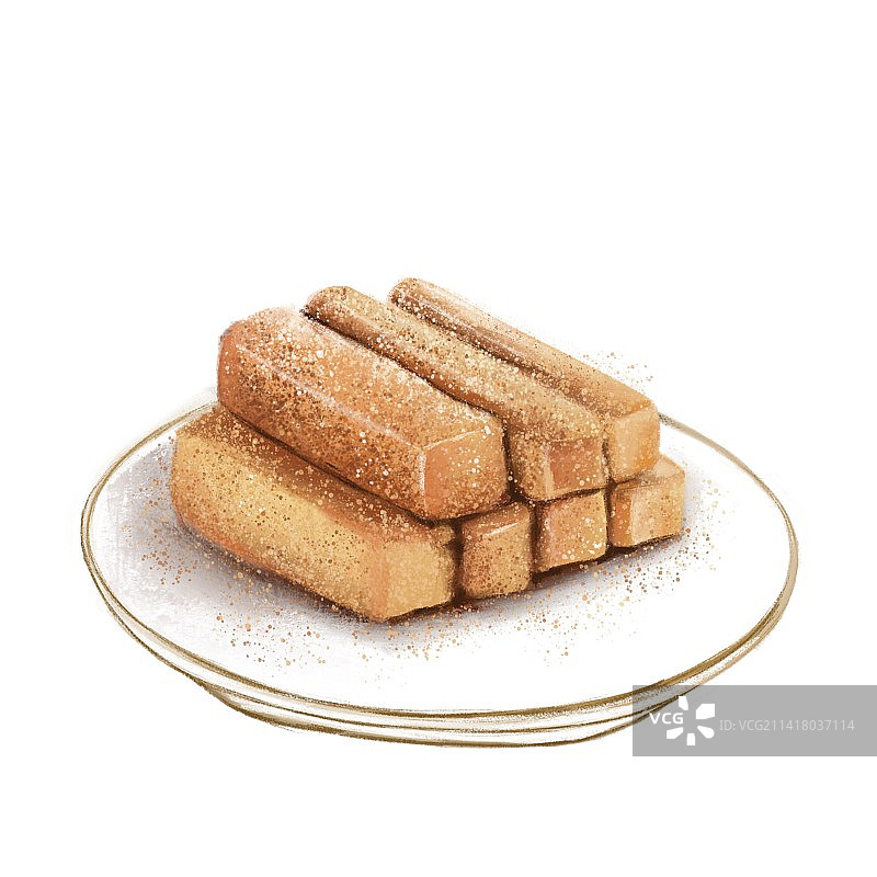 二十四节气  小雪 红糖糍粑图片素材