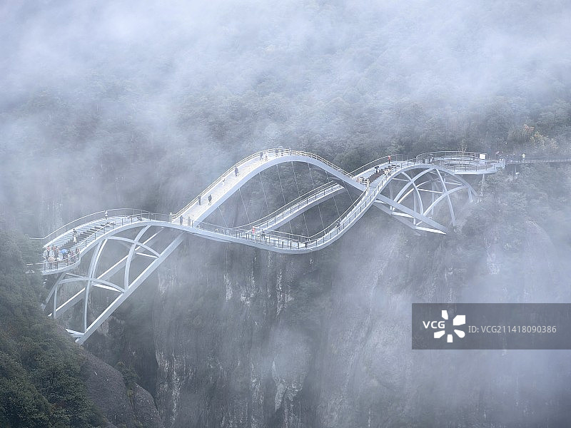 《台州神仙居如意桥》图片素材