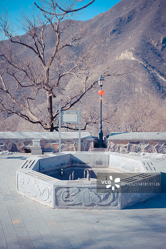 北京市级文保石景山著名古刹天泰山慈善寺图片素材