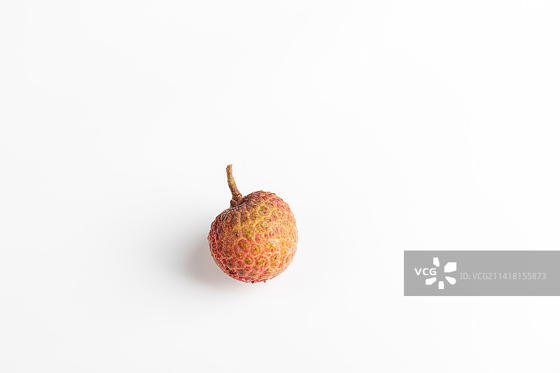 白色背景中的岭南佳果桂味荔枝图片素材