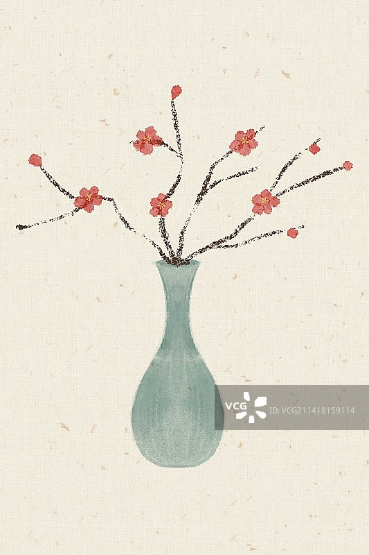 写意梅花图片素材