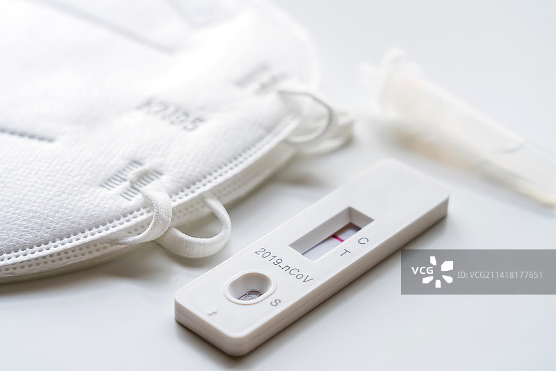 新冠肺炎Covid-19抗原试剂检测图片素材