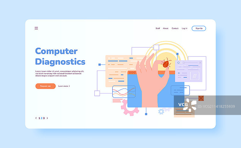 漏洞修复网站测试人员修复API代码图片素材