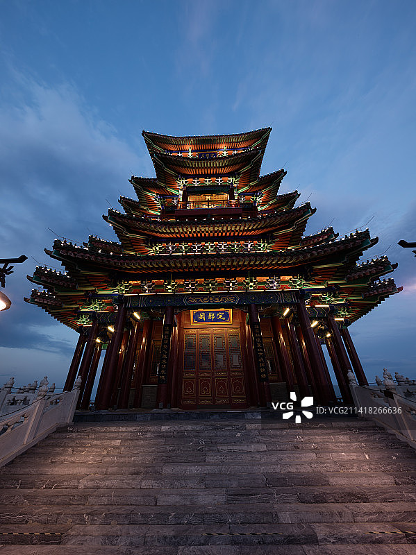 定都阁风光图片素材