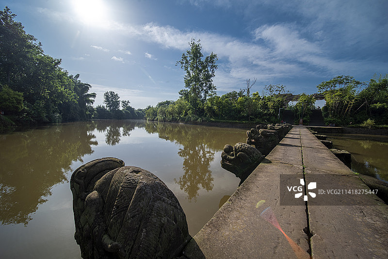 泸州市泸县龙脑桥和龙桥百花洲荷园图片素材