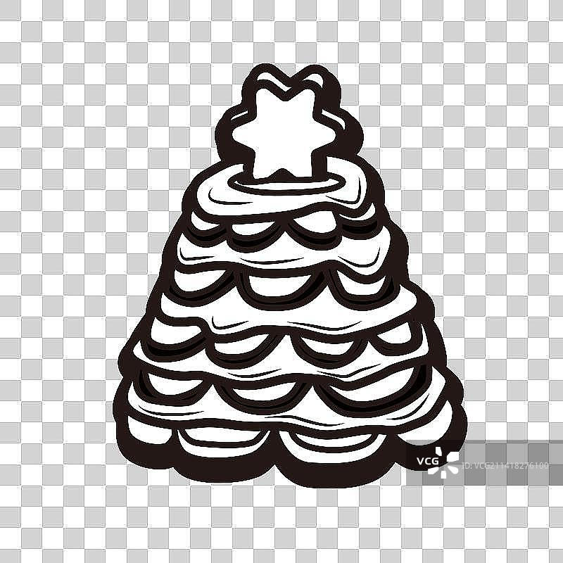 圣诞蛋糕图片素材