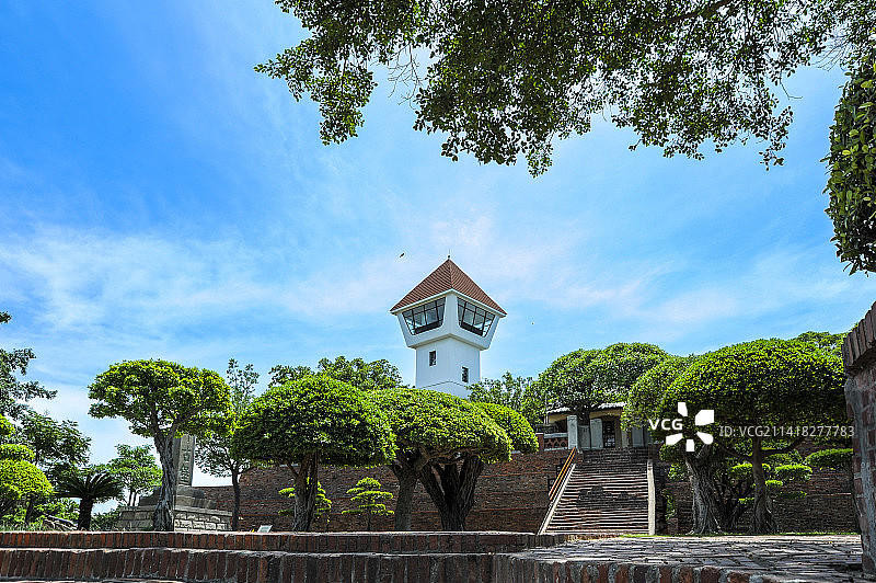 中国台湾台南，安平古堡（原为荷兰人建造的“热兰遮城”）图片素材