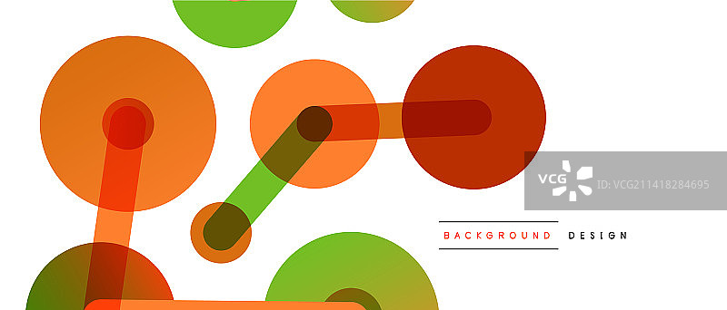 抽象背景圆点由线连接图片素材