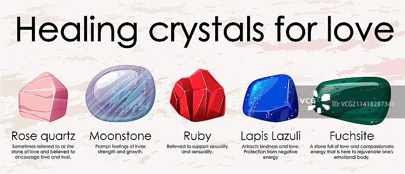 爱的疗愈水晶系列图片素材
