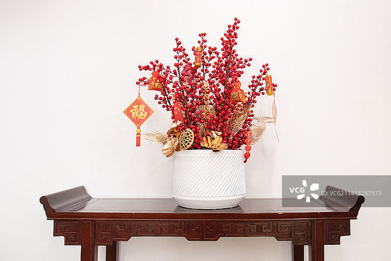 新春吉祥摆件图片素材