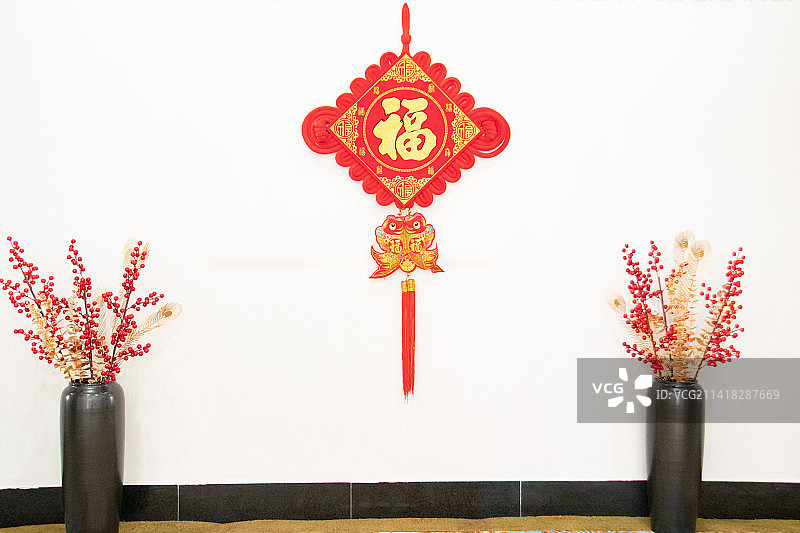 新春吉祥摆件图片素材