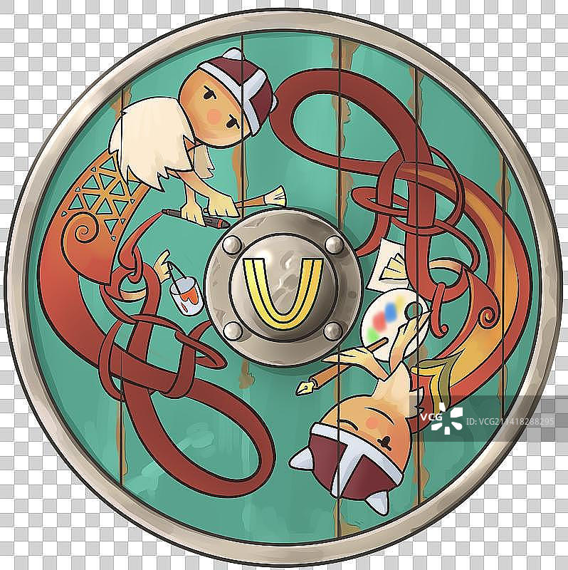 维京盾牌图片素材