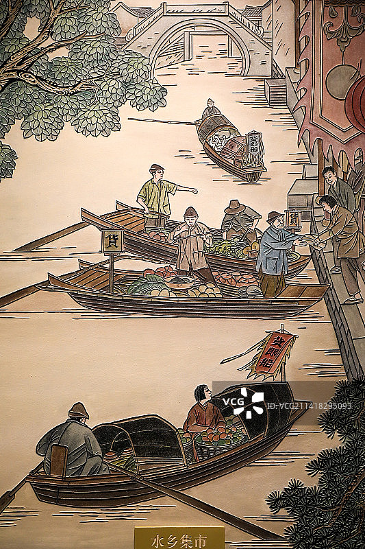 绍兴博物馆展示的绍兴传统民俗风情图片素材