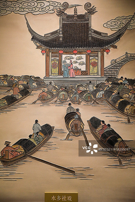 绍兴博物馆展示的绍兴传统民俗风情图片素材