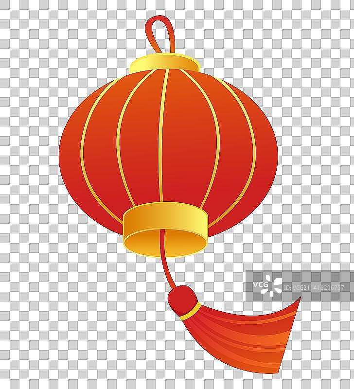 卡通兔年春节新年元宵节节日灯笼汤圆电商促销矢量插画元素图片素材